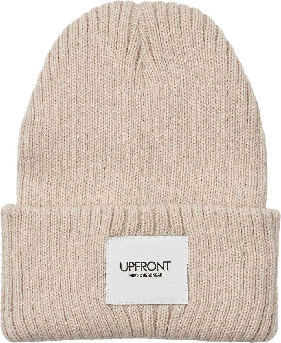 HAZE Fisherman Winter Beanie, från Upfront, i färgen Off White.