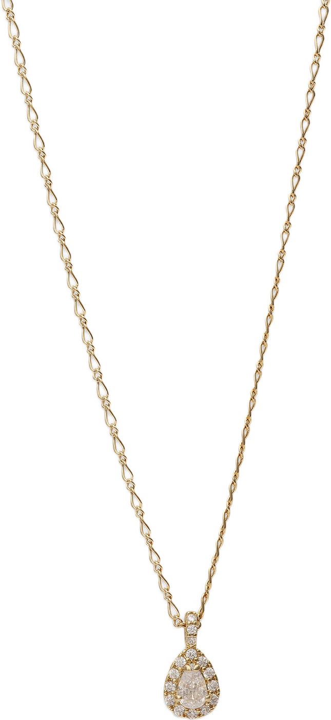 Bianca Necklace, från Lily and Rose, i färgen Crystal/Gold.