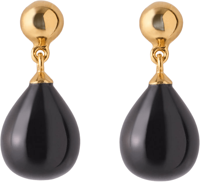 Soft Rain Earrings, från Pernille Corydon, i färgen Gold.