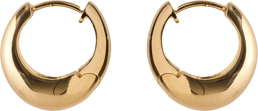 Mini Globe Huggies, från Pernille Corydon, i färgen Gold.