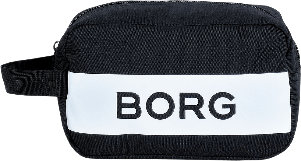 BORG STRIPE TOILET CASE, från Björn Borg, i färgen Black Beauty.