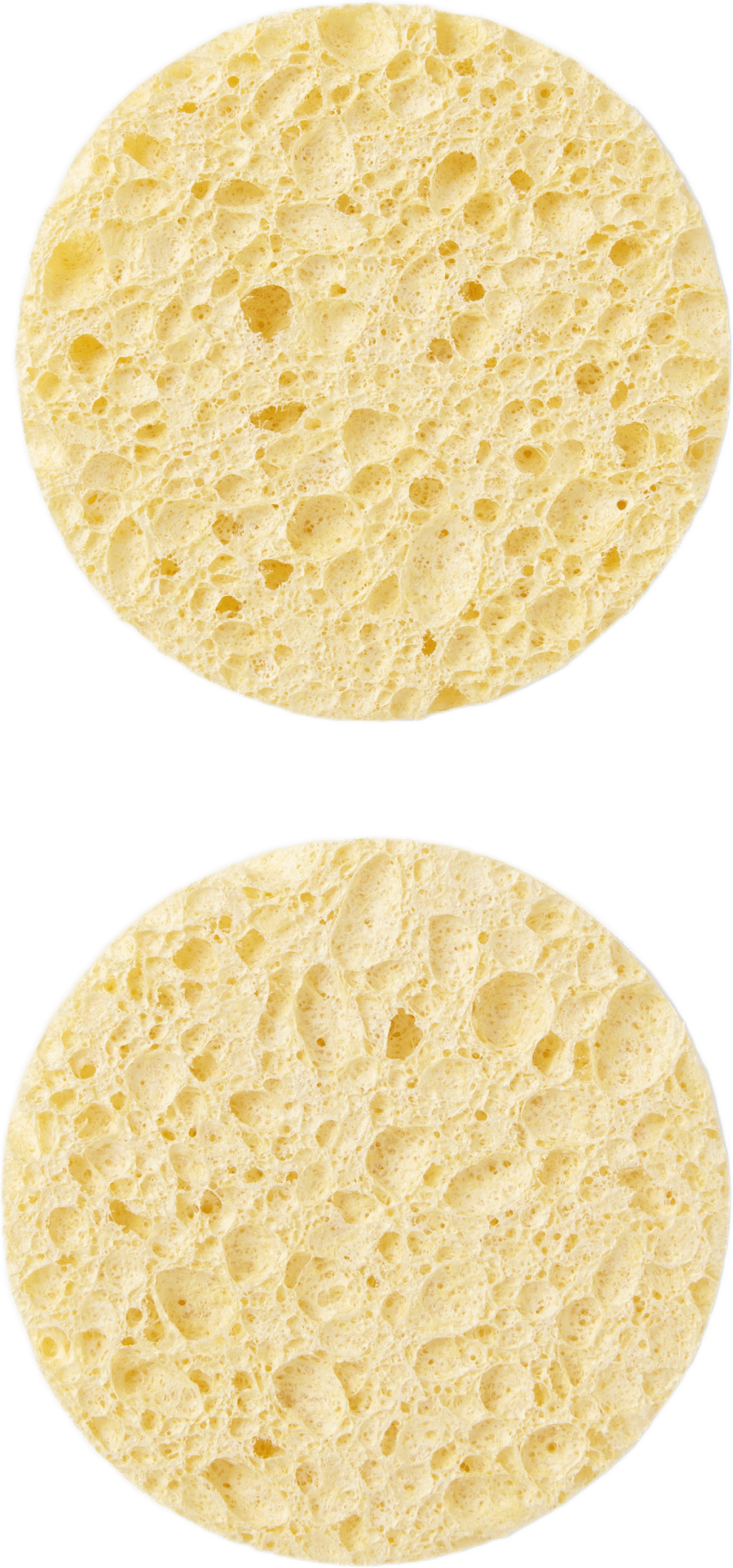 Rengöringssvamp, 2-pack, från Å BEAUTY, i färgen Yellow.