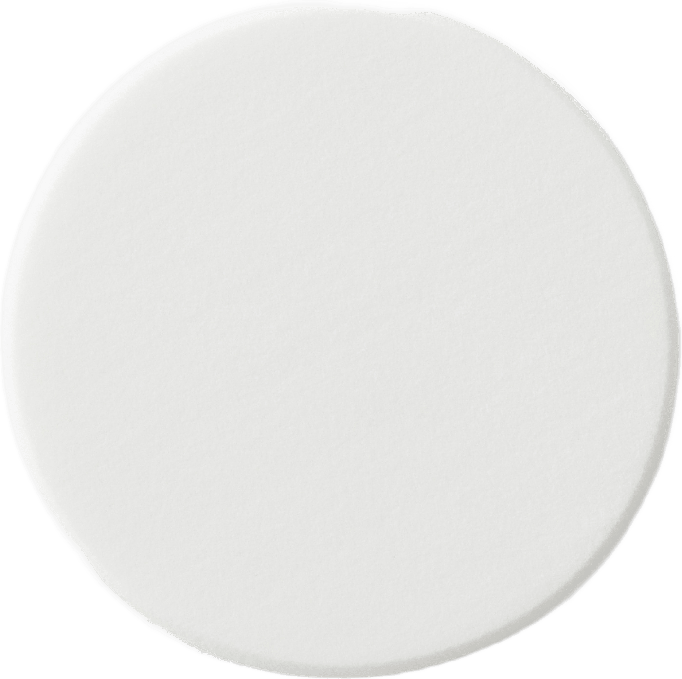 Makeupsvamp, rund, från Å BEAUTY, i färgen White.