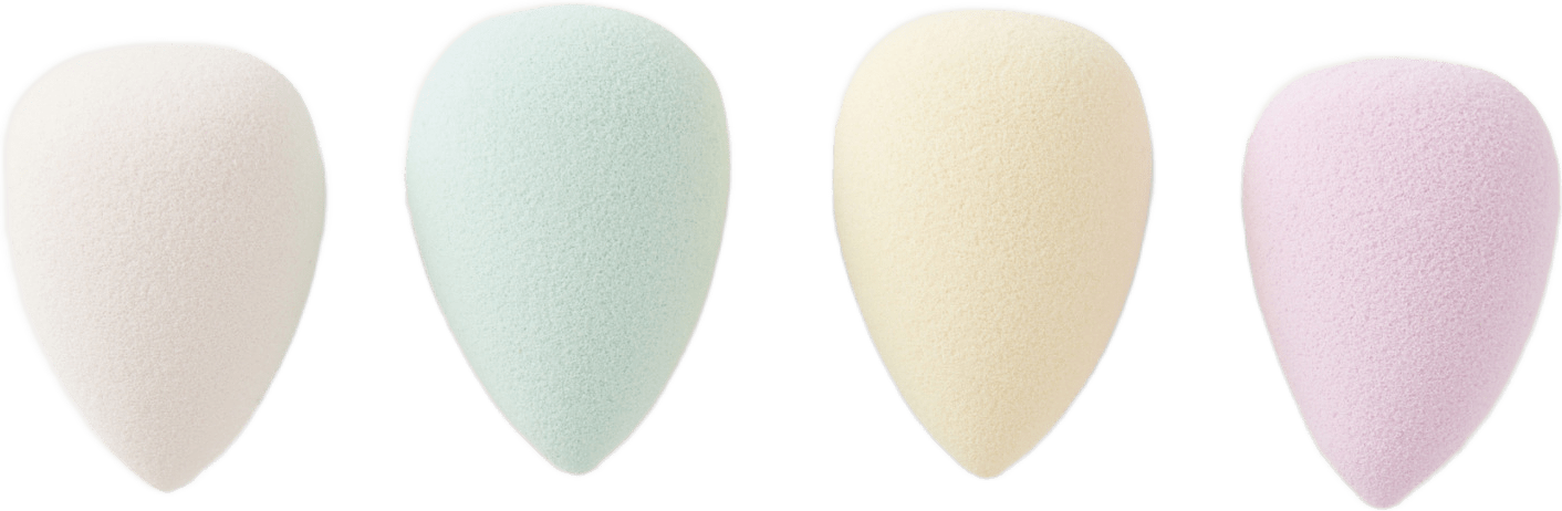 Makeupsvamp, 4-pack, från Å BEAUTY, i färgen Multi.