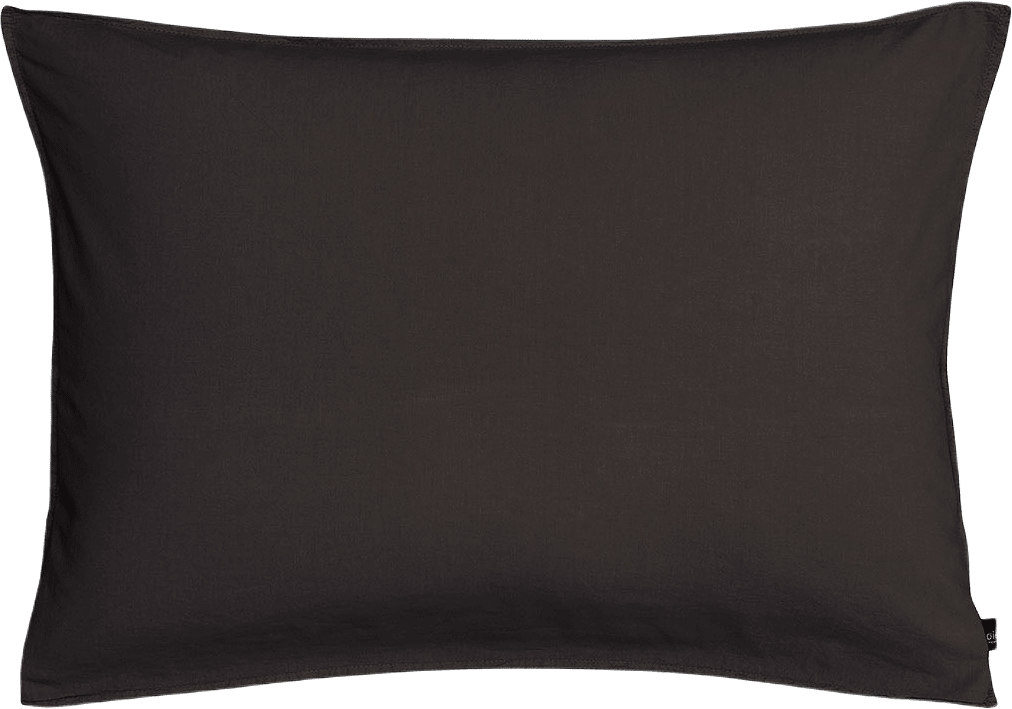 Frøya Ekologisk örngott 50x60 cm, från Høie of Scandinavia, i färgen Muted Black.