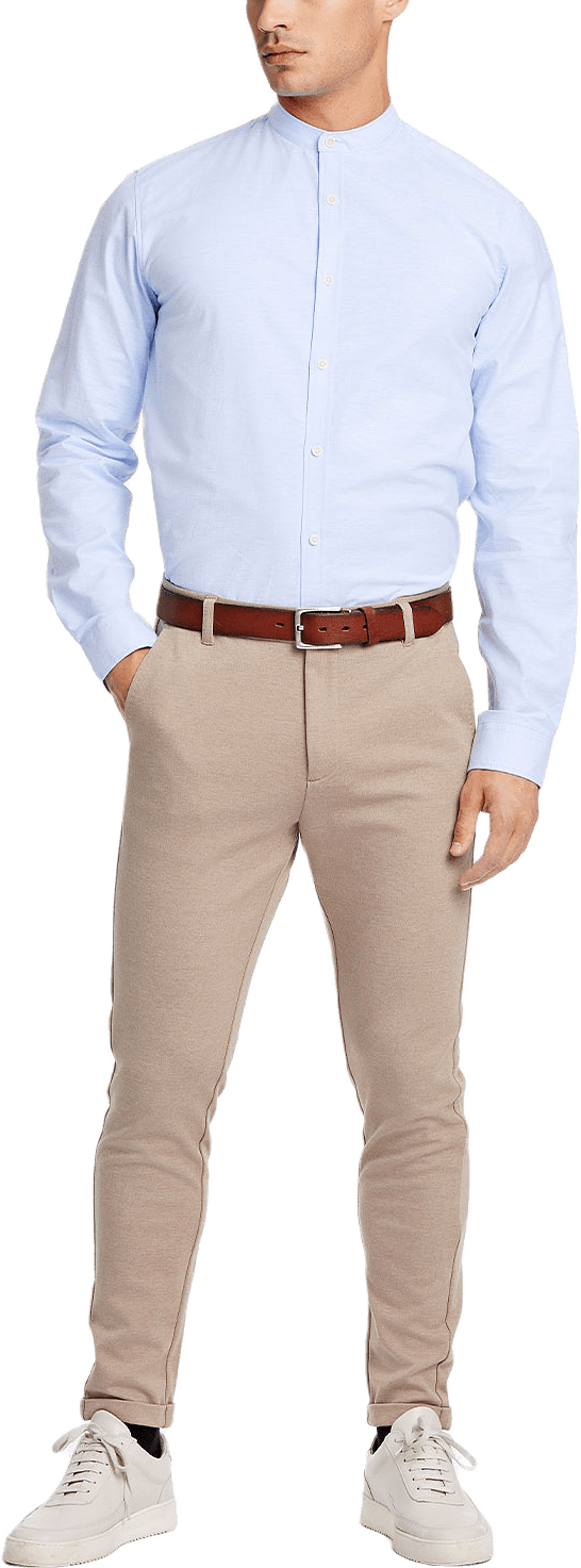 Superflex Knitted Cropped Pant, från Lindbergh, i färgen Sand Mix.