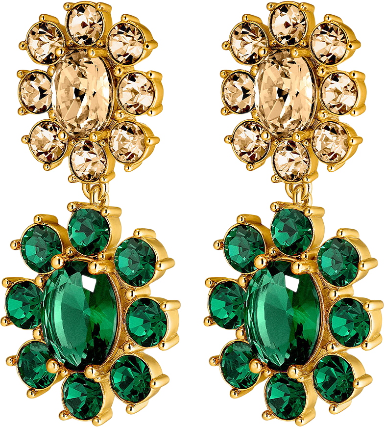 Lina Sg Emerald Green /Golden, från Dyrberg & Kern, i färgen Sg Green.