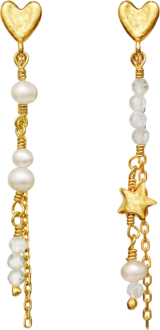 SILMA Earrings, från Maanesten, i färgen Gold.