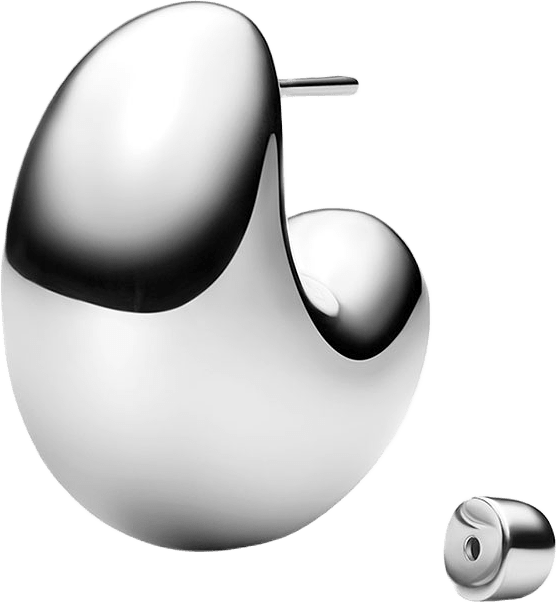 Tryvann Dome Earring, från Maria Black, i färgen Silver.