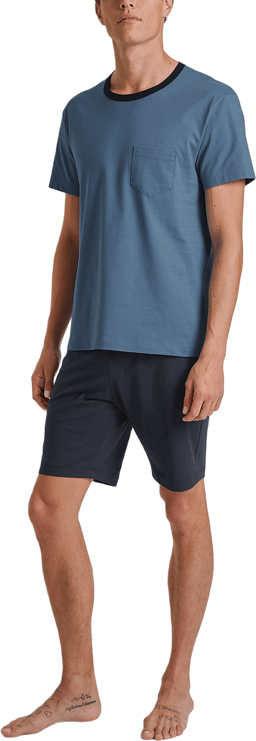 Short pyjamas Relax Essentials, från Calida, i färgen Coronet Blue.