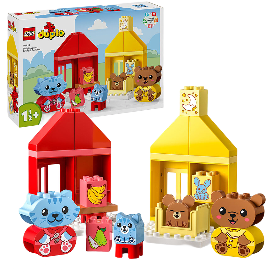 DUPLO® Mina första vardagsrutiner: mat och nattning 10414