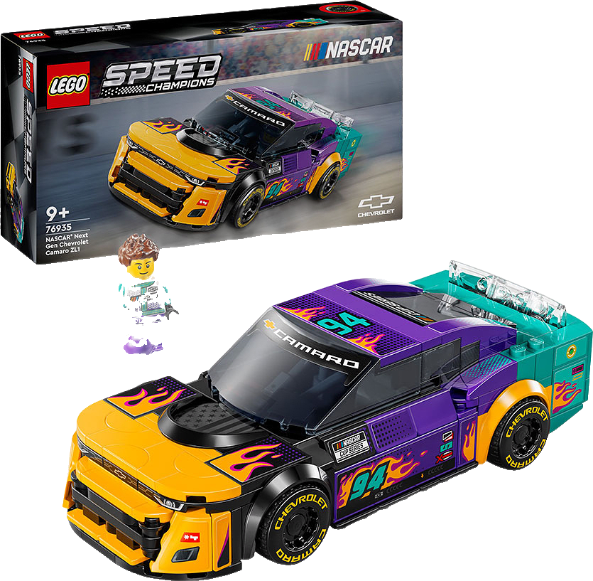 NASCAR® Next Gen Chevrolet Camaro ZL1 76935, från LEGO.
