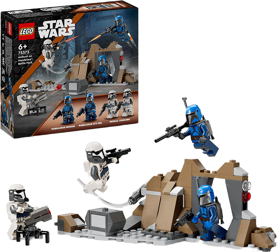 Star Wars™ Ambush on Mandalore™ Battle Pack 75373, från LEGO.