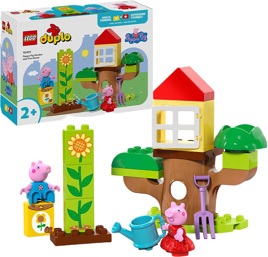 DUPLO® Greta Gris – Trädgård och Trädkoja 10431