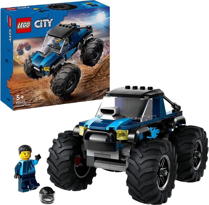 Blå Monstertruck 60402, från LEGO.