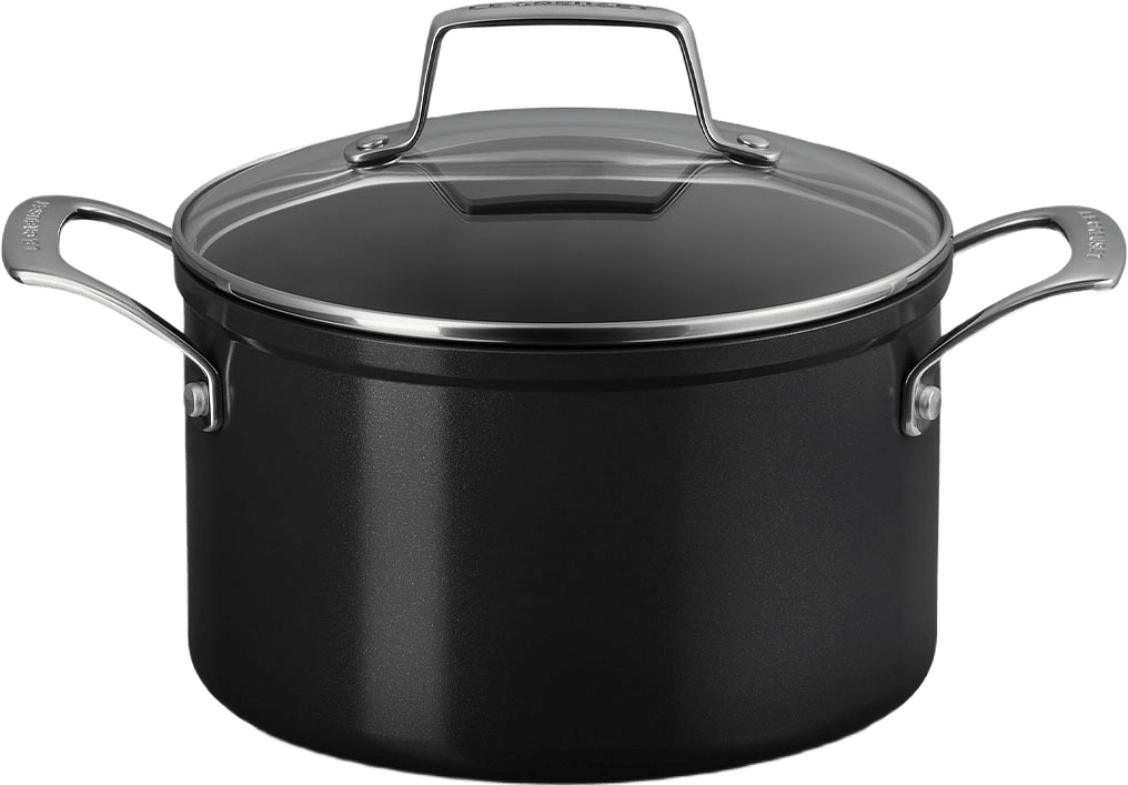 Gryta M/ Ceramic Non-Stick 20cm 3,8L, från Le Creuset, i färgen Black.