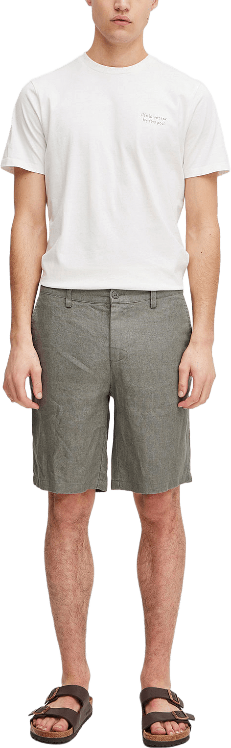 CFPANDRUP 100% linen shorts Short, från Casual Friday, i färgen Agave Green.
