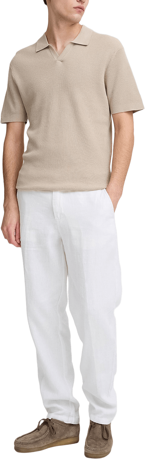 CFPANDRUP 100% linen pant Trouser, från Casual Friday, i färgen Snow White.