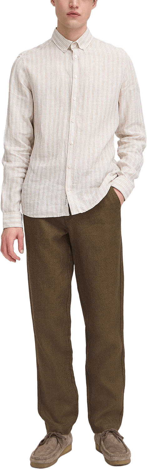 CFPANDRUP 100% linen pant Trouser, från Casual Friday, i färgen Wren.