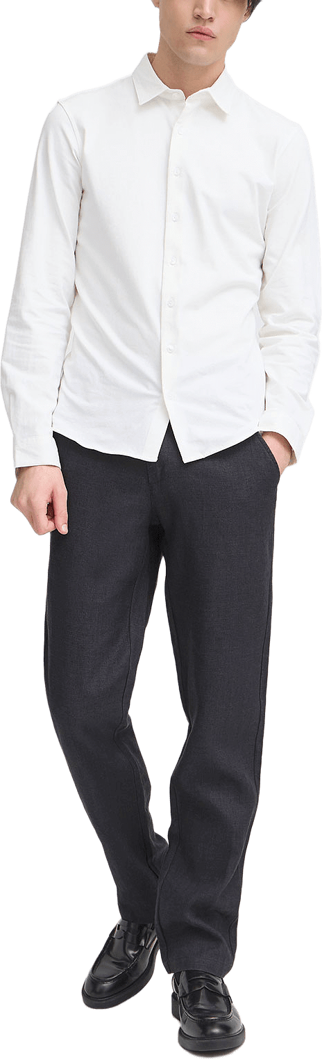 CFPANDRUP 100% linen pant Trouser, från Casual Friday, i färgen Dark Navy.