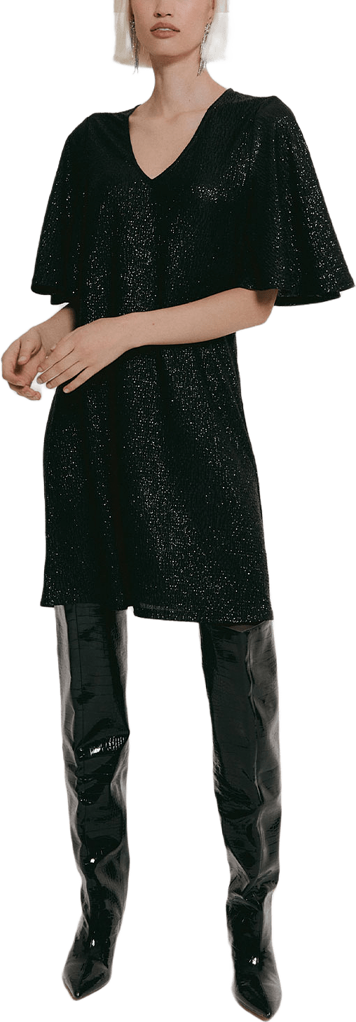 Beanie Dress, från Ida Sjöstedt, i färgen Black Shimmer.