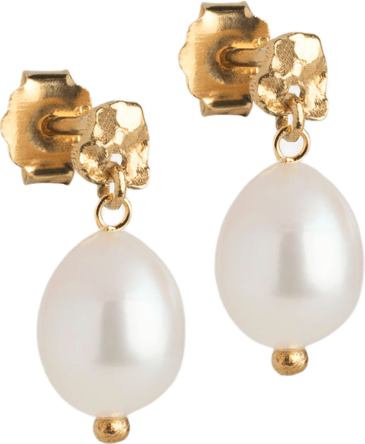 Örhängen Poe Pearl, från ENAMEL Copenhagen, i färgen Pearls.