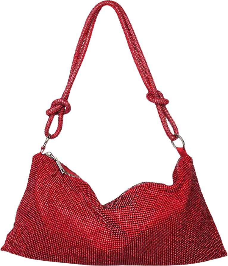 Sparkle Handbag, från WOS, i färgen Red.