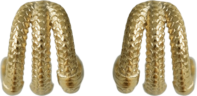 Tasya Earrings, från WOS, i färgen Gold.