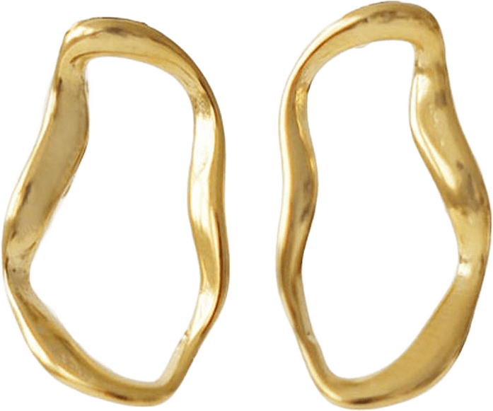 Vor Earrings, från WOS, i färgen Gold.