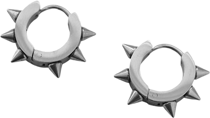 Tag Mini Earrings, från WOS, i färgen Silver.