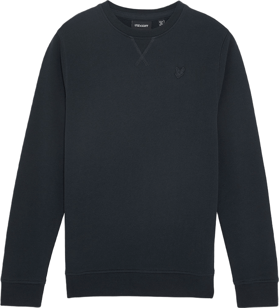 Tonal Crew Neck Sweatshirt, från Lyle & Scott, i färgen Dark Navy.
