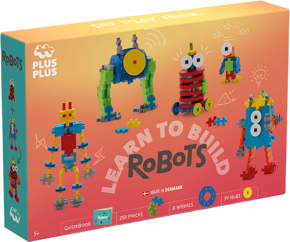 Learn to Build Robots, från PLUS PLUS.