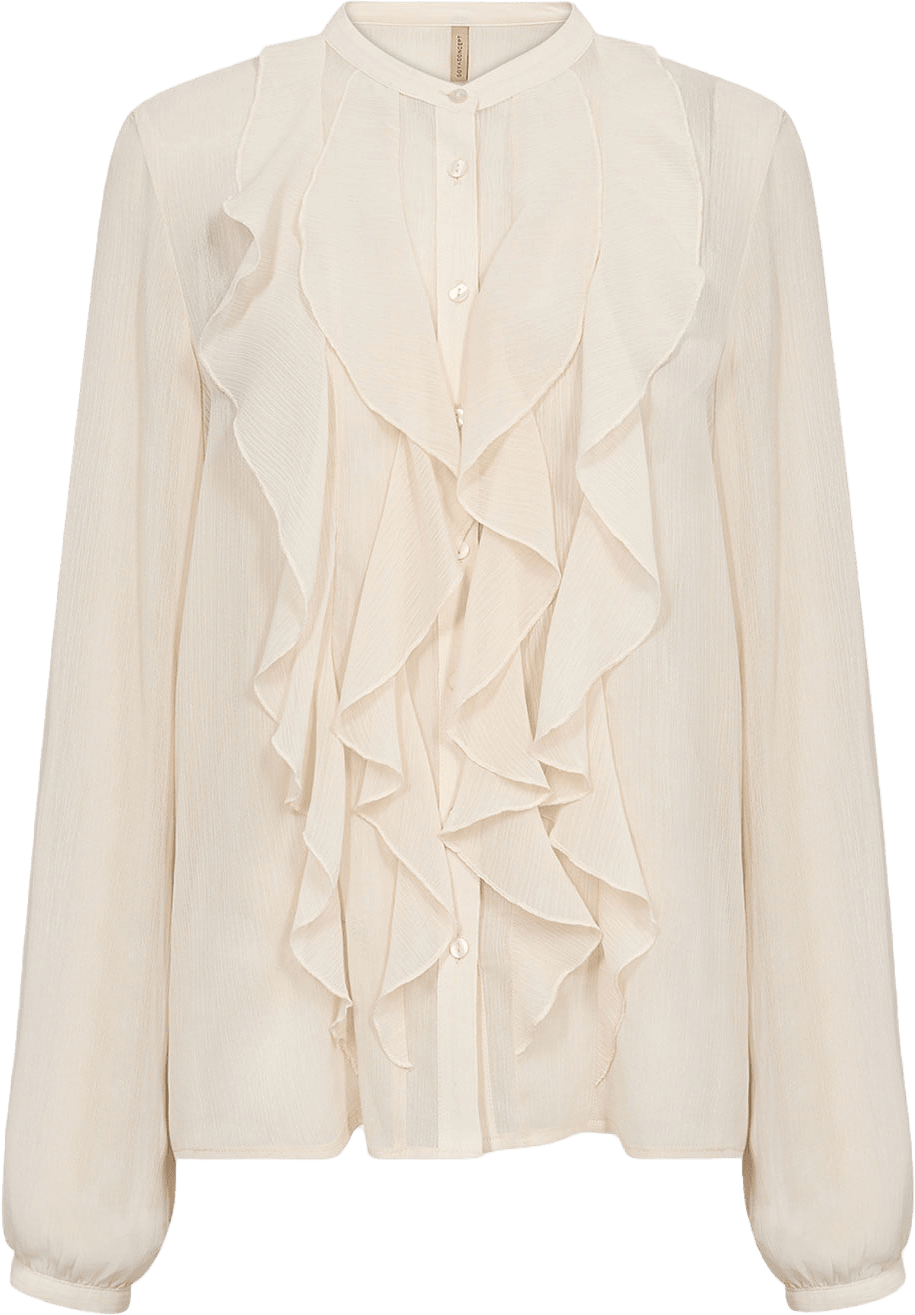 Sc-Naia 1 Shirt, från Soyaconcept, i färgen Cream.