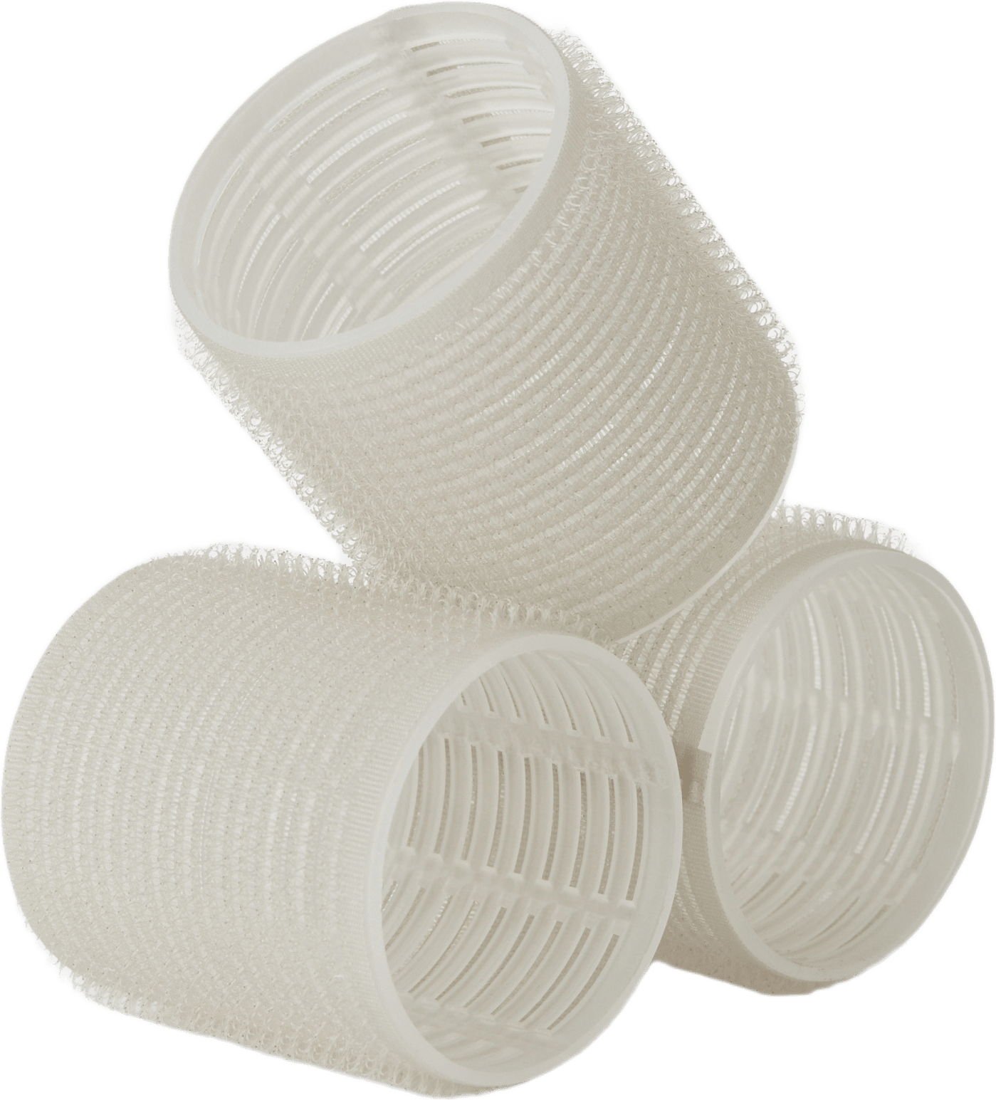 Hårspolar, från Å BEAUTY, i färgen Ljusgrå, 55mm, 3 Pack.