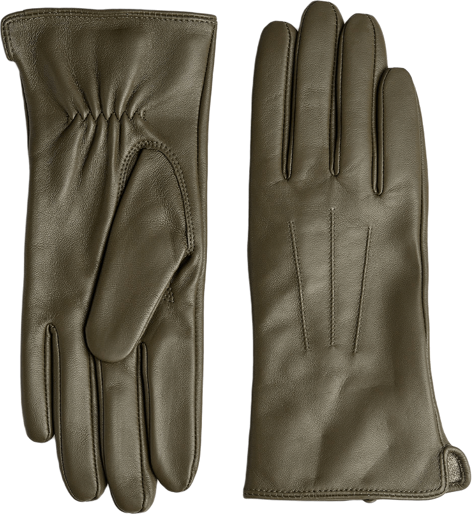 CariannaMBG Gloves, från Markberg, i färgen Olive.