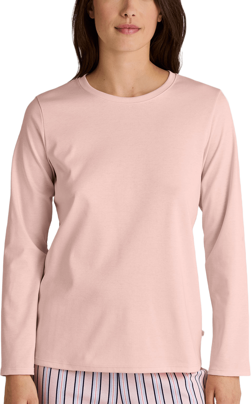 Favourites Sleep Långärmad T-shirt 15357, från Calida, i färgen Pearl Blush.