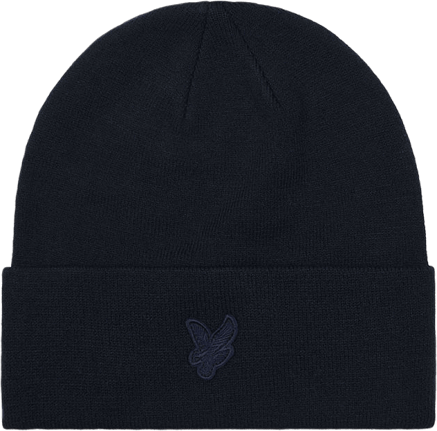 Tonal Eagle Beanie, från Lyle & Scott, i färgen Dark Navy.