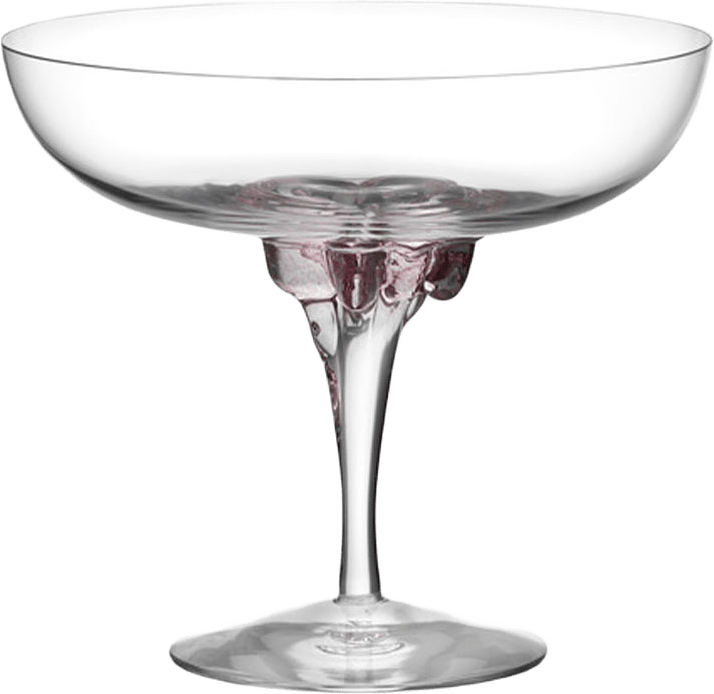 Sugar Dandy Coupe Champagneglas 32cl, från Kosta Boda, i färgen Pink.