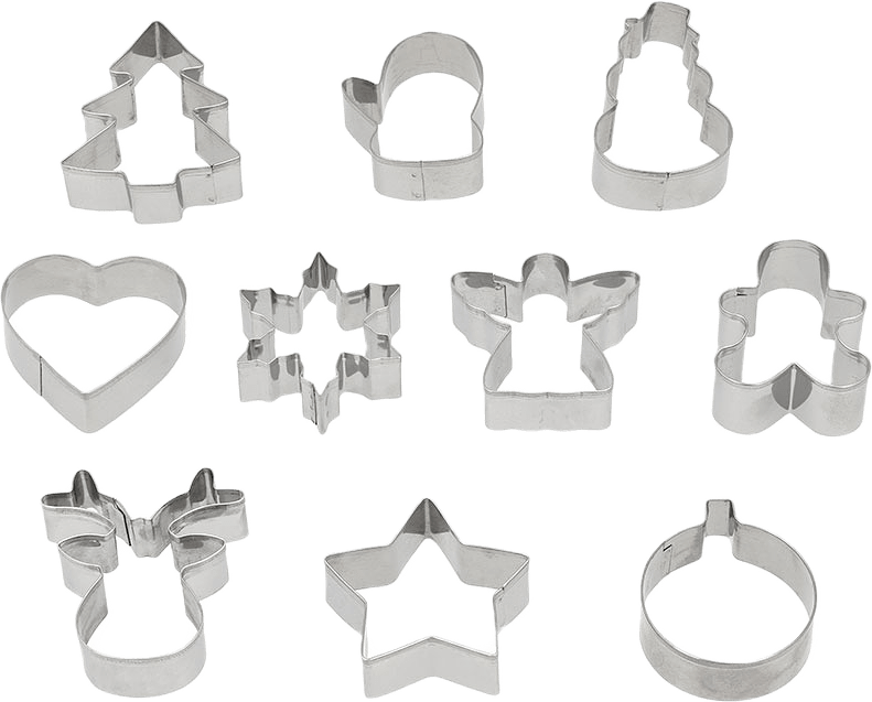 Kakutstickare 10-pack, från Blomsterbergs, i färgen Metall.