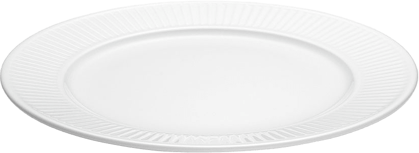 Tallrik Flat Plissé 22 cm, från Pillivuyt, i färgen Vit.