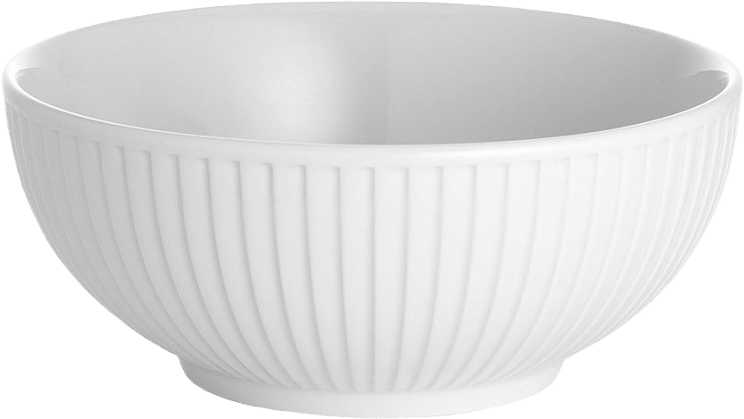 Skål Plissé 60 Cl 15 cm, från Pillivuyt, i färgen Vit.