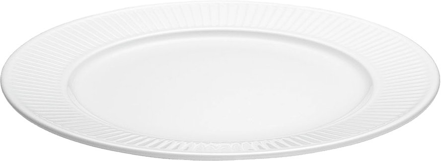 Tallrik Flat Plissé 26 cm, från Pillivuyt, i färgen Vit.