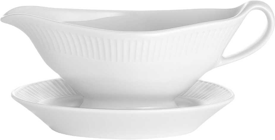 Såssnipa Plissé 32 Cl 20,5 X 9,5 cm, från Pillivuyt, i färgen Vit.