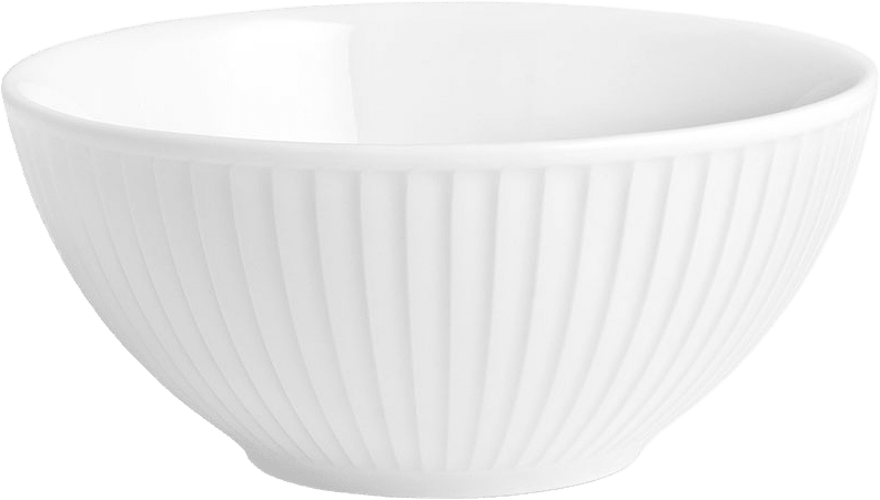 Skål Plissé 28 Cl 12 cm, från Pillivuyt, i färgen Vit.