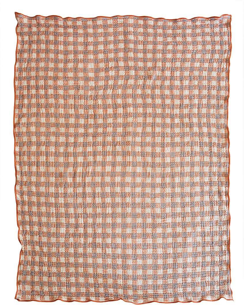 Pomme Bomullsfilt, från Brita Sweden, i färgen Orange.