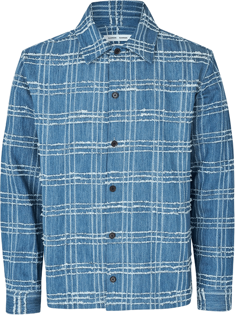 Sacastor X Overshirt 15522, från SAMSOE SAMSOE, i färgen Denim Ch.