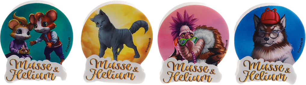 Musse & Helium Sudd, från Hedlunds, i färgen Multicolor.