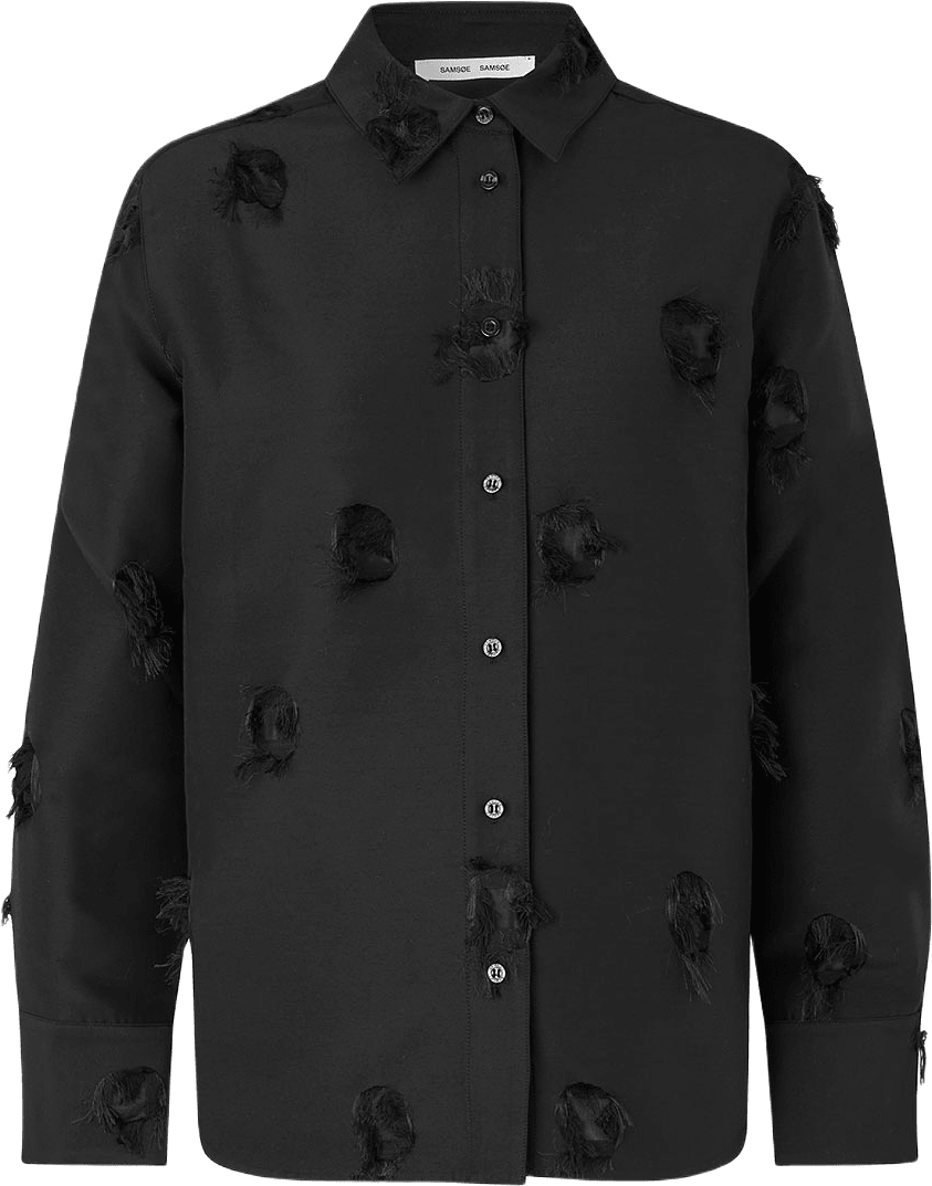 Sanot Shirt 15457, från SAMSOE SAMSOE, i färgen Black.