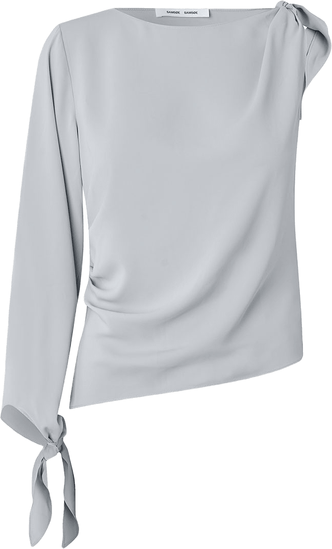 Saalba Blouse 15455, från SAMSOE SAMSOE, i färgen Pearl Blue.