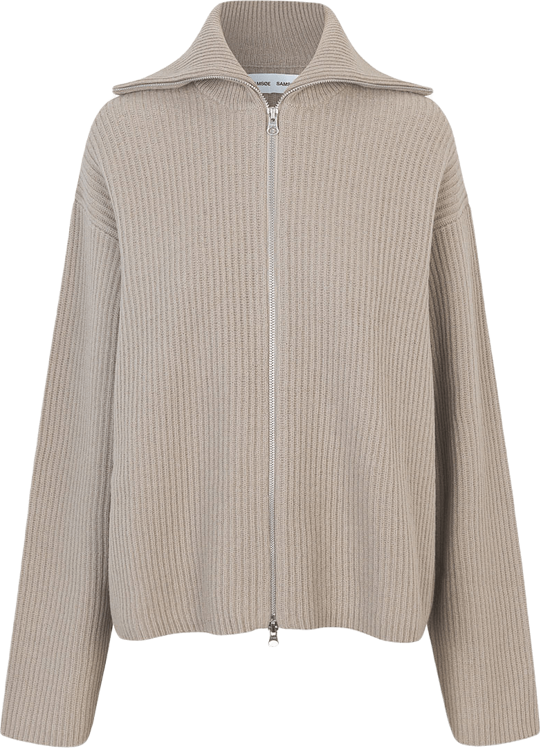 Nova Cardigan 14475, från SAMSOE SAMSOE, i färgen String.